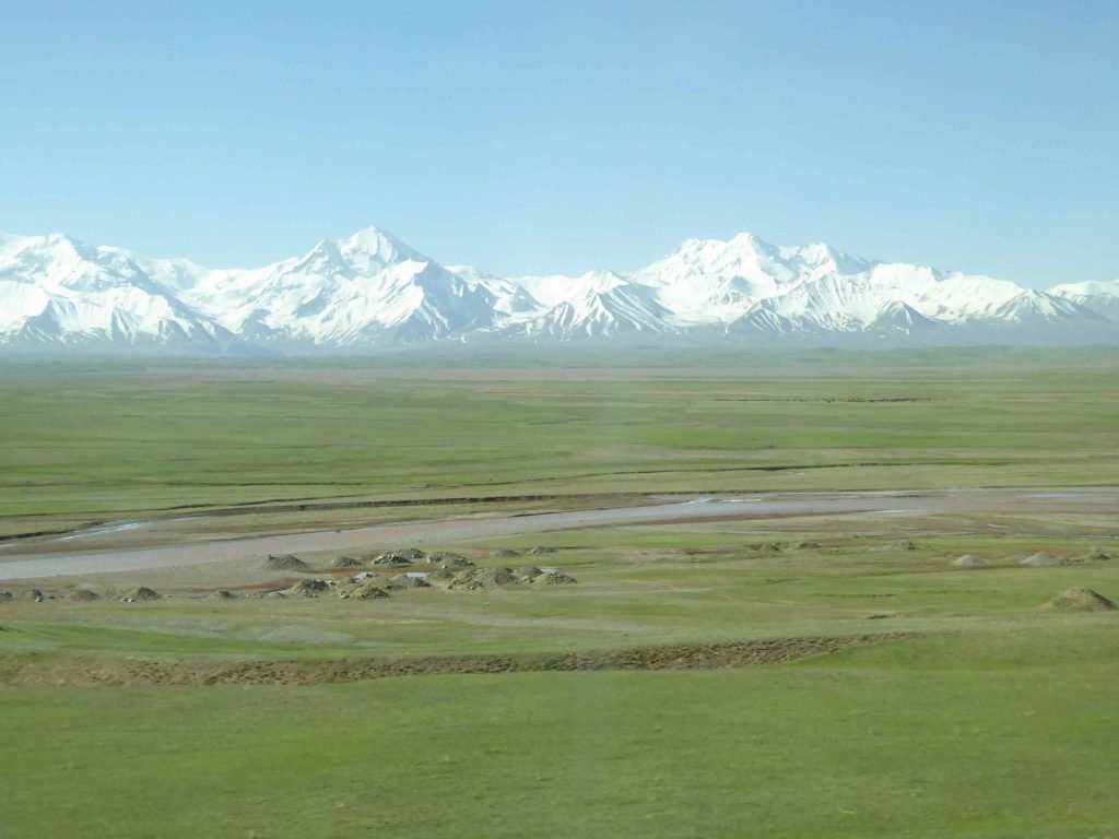Grüne Wiesen in Kirgistan (Dirk Schröder)