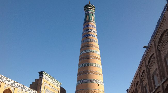 Angekommen in Khiva 