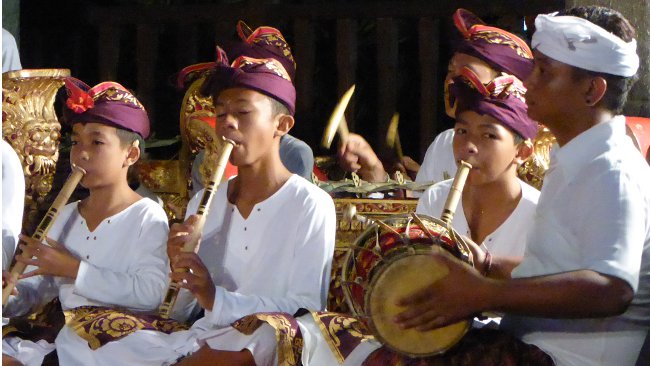Konzert auf Bali