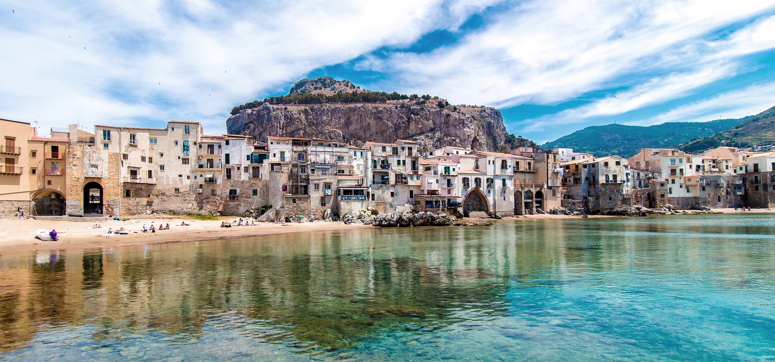 Beautiful view of cefalu, Sicily