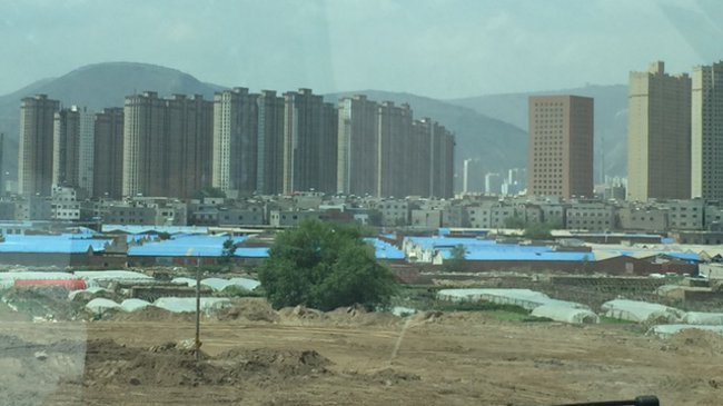 Neue Wohnsiedlungen in Lanzhou