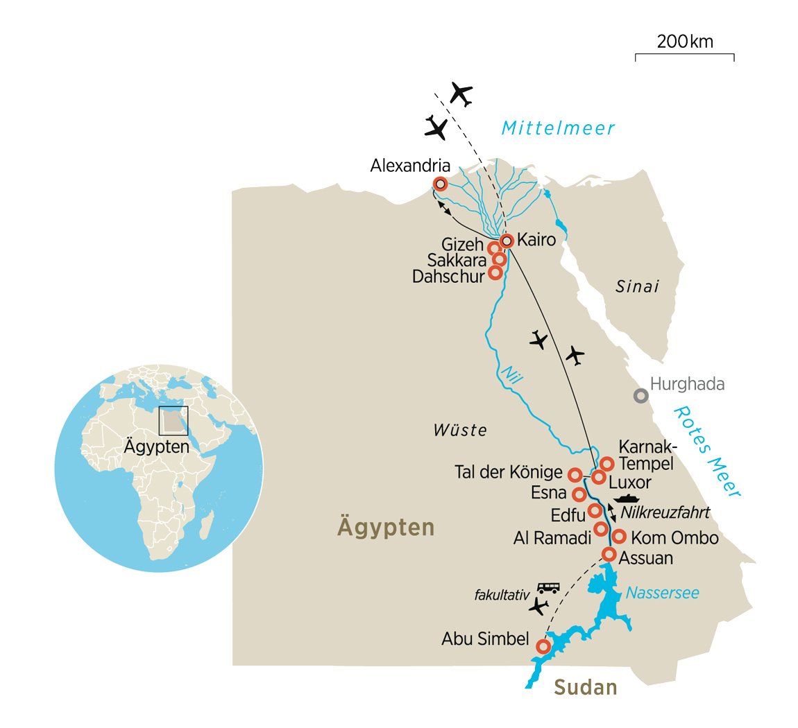 Agypten Pyramiden Papyrus Und Hieroglyphen Am Nil Zeit Reisen
