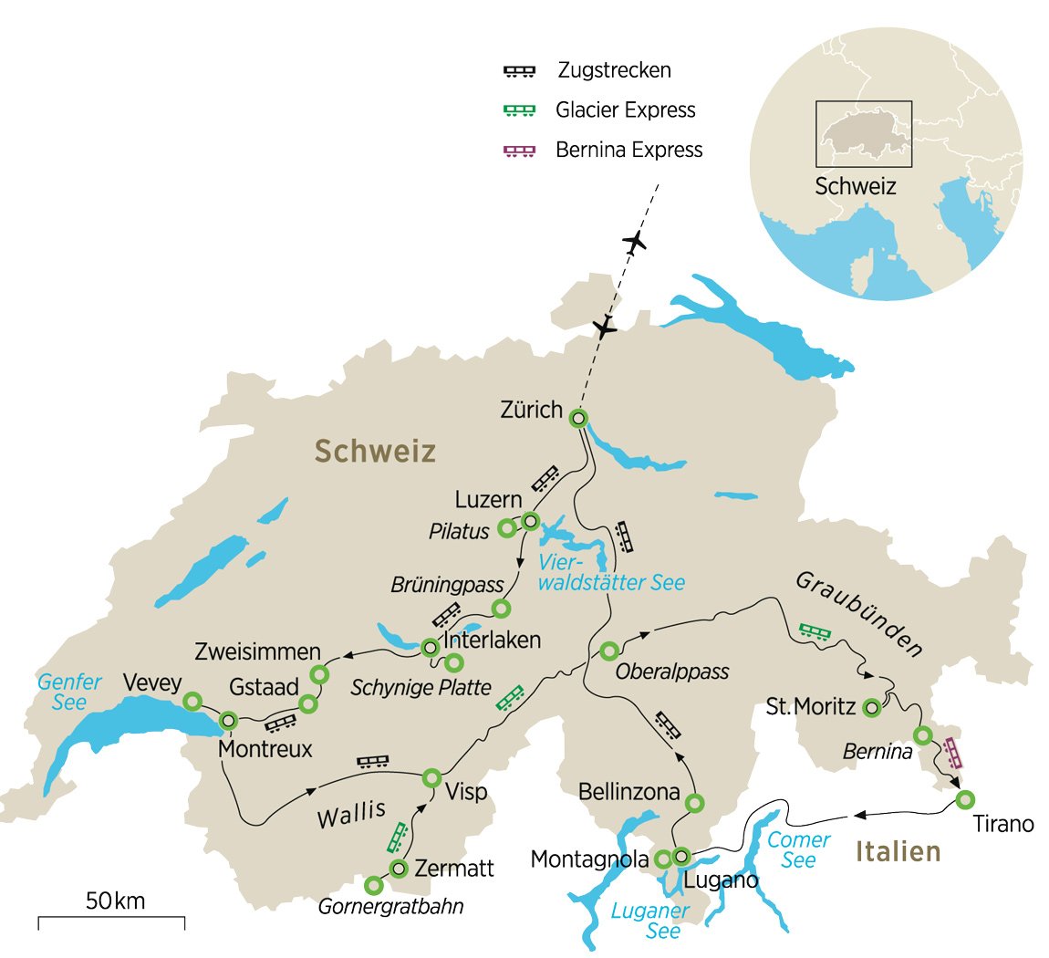 Schweiz - »Grand Train Tour of Switzerland« | ZEIT REISEN