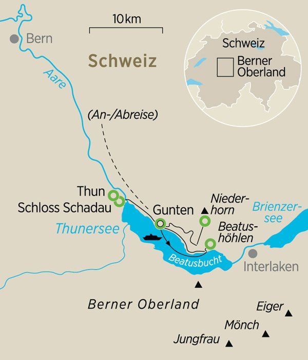 Karte Thuner See 296