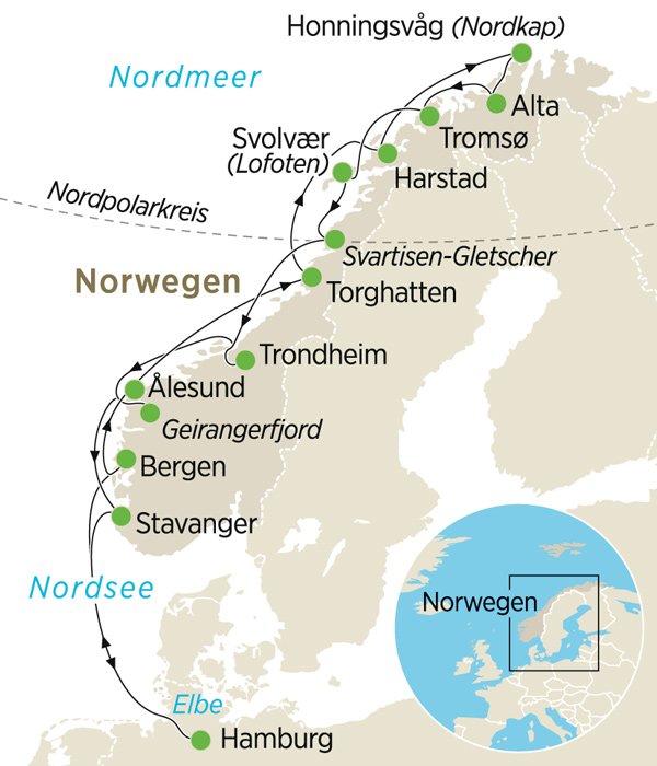 Polarlicht-Abenteuer Norwegen mit ZEIT REISEN | Reiseprogramm der ZEIT