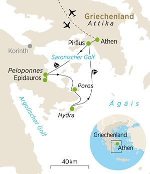 Karte-Peloponnes