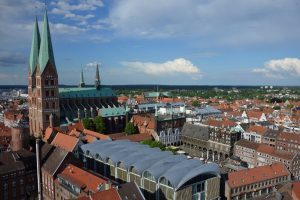 Sicht über Lübeck