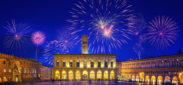 Bologna-Italien-Feuerwerk-Silvesterreise