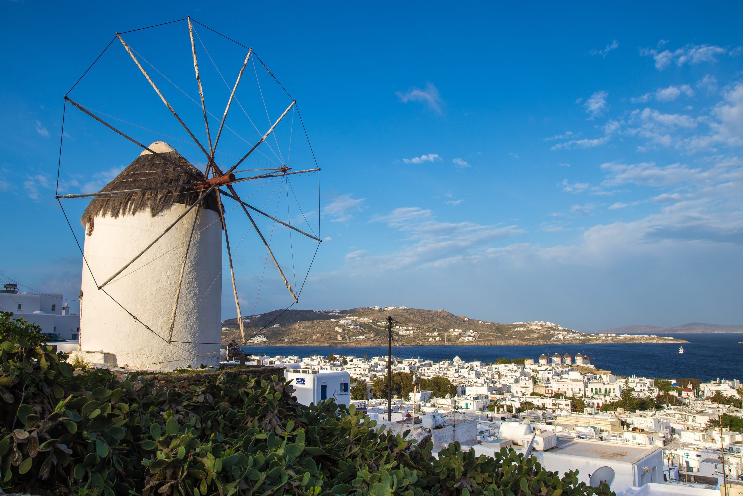 Griechenland-Mykonos-Windmühle-Wanderreise