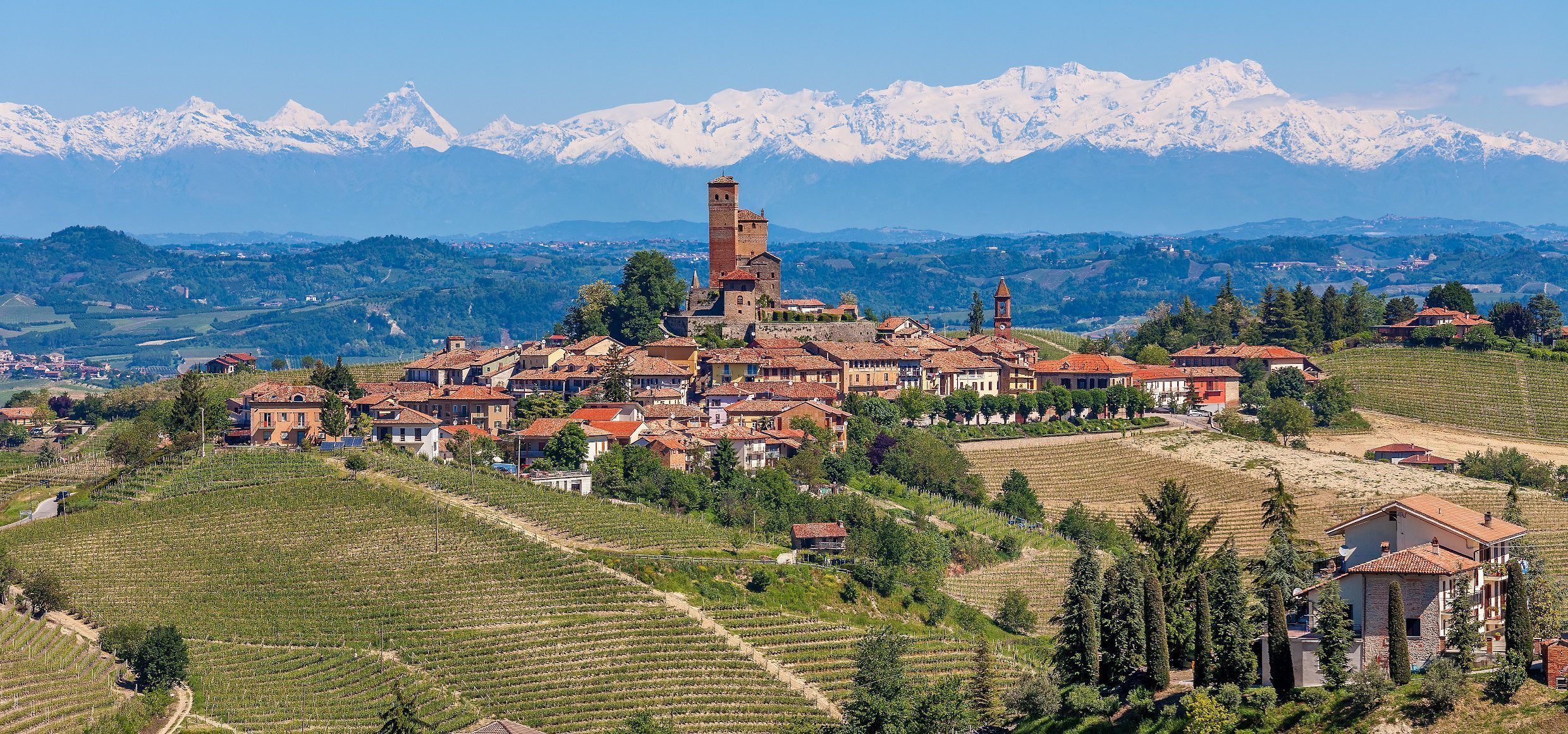 Italien Piemont Weinberge Wanderreise