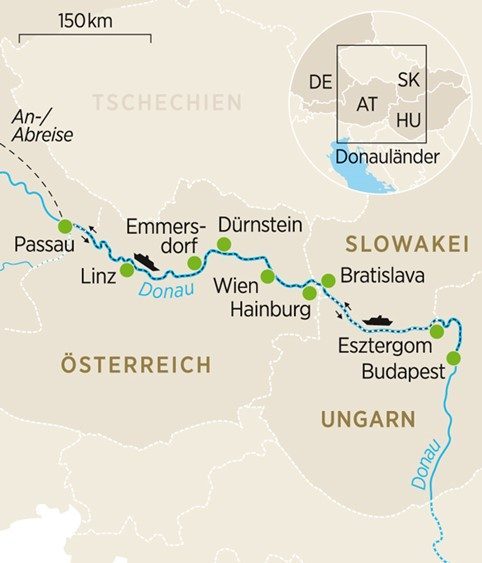 Donau Karte