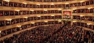 Teatro alla Scala Publikum-Mailand-Italien
