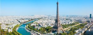 Paris-Frankreich-Eiffelturm-Vogelperspektive