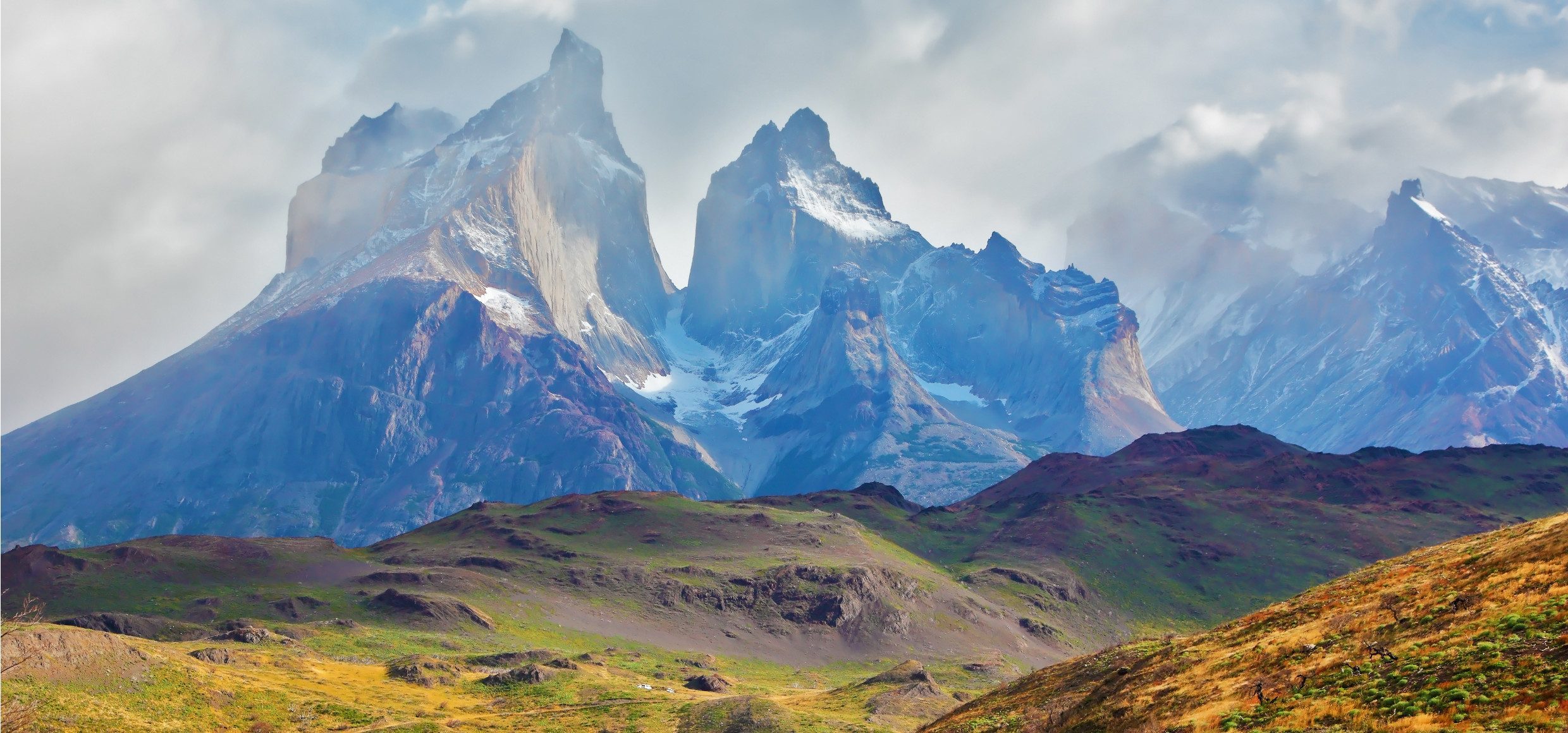 Nationalpark-Torres del Paine-Los Kuernos-Berg-Patagonien-Chile