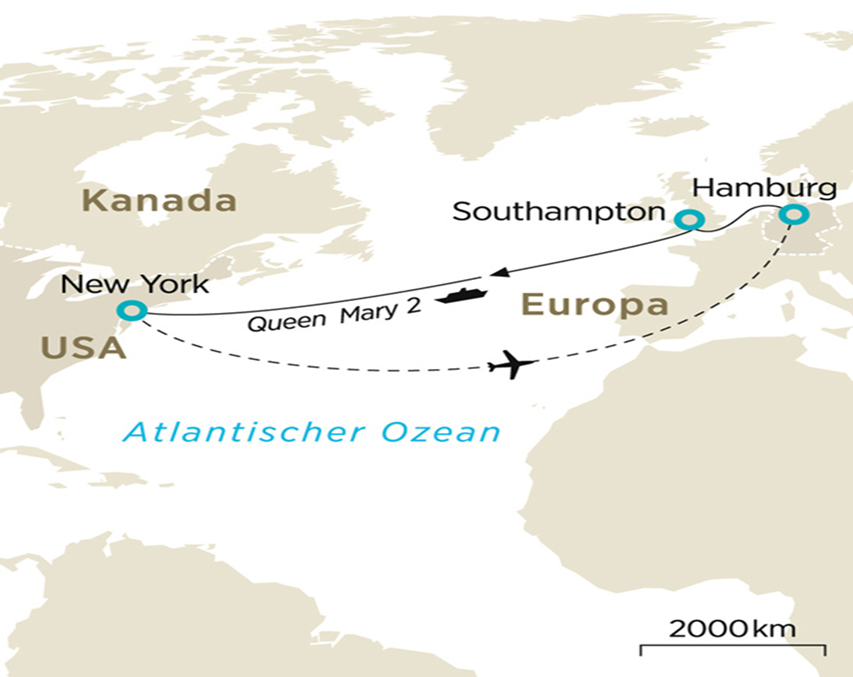 Queen Mary 2 Transatlantik