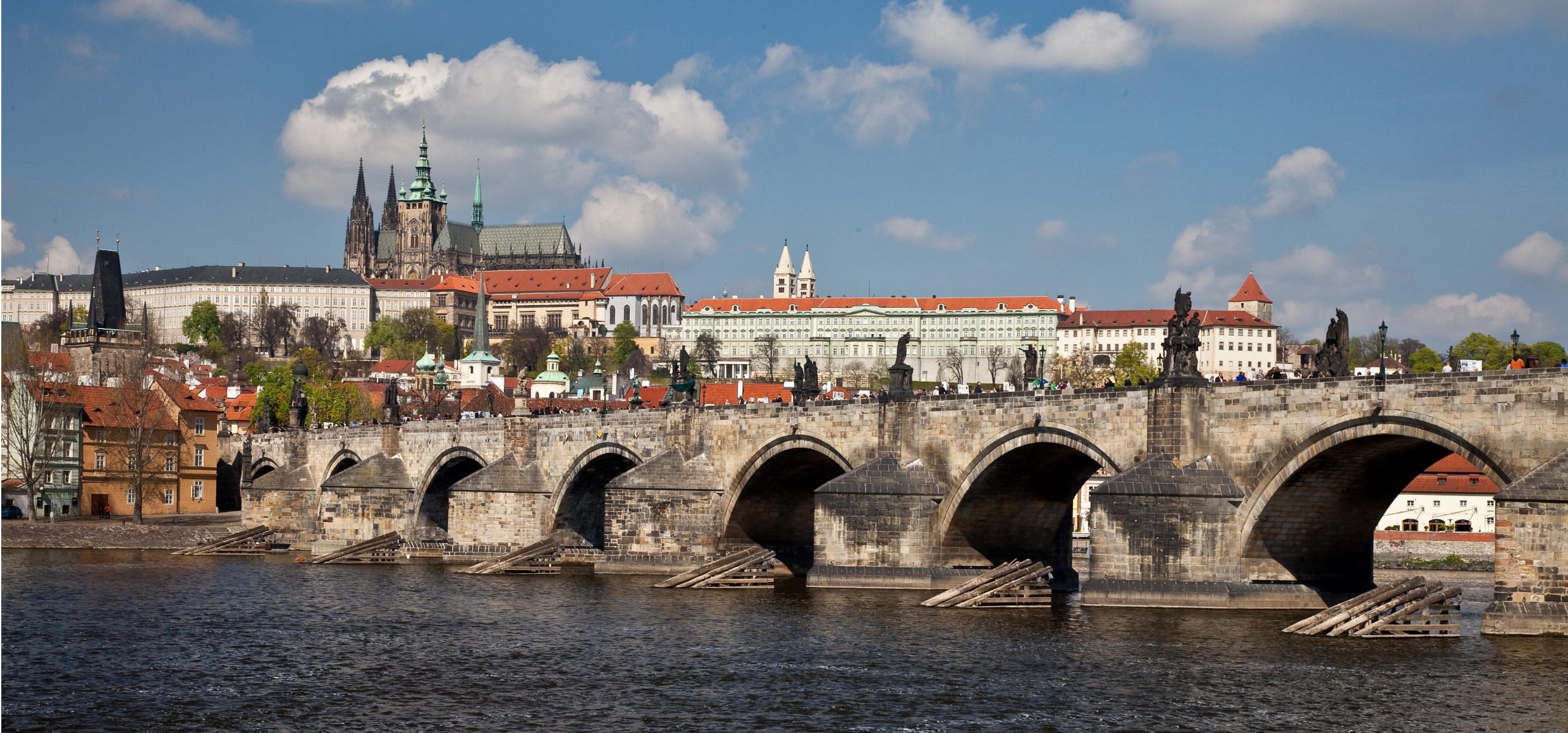 Prag Karlsbrücke und Schloss