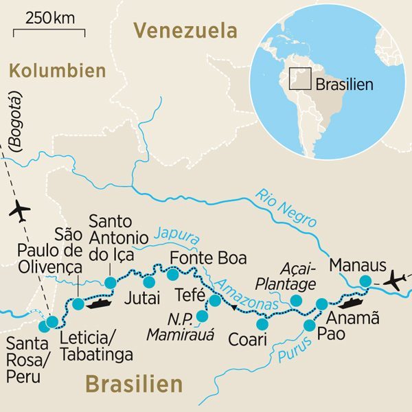 Karte 170 Amazonas