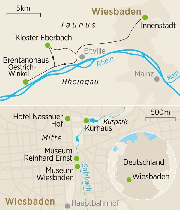 Karte 934 Wiesbaden