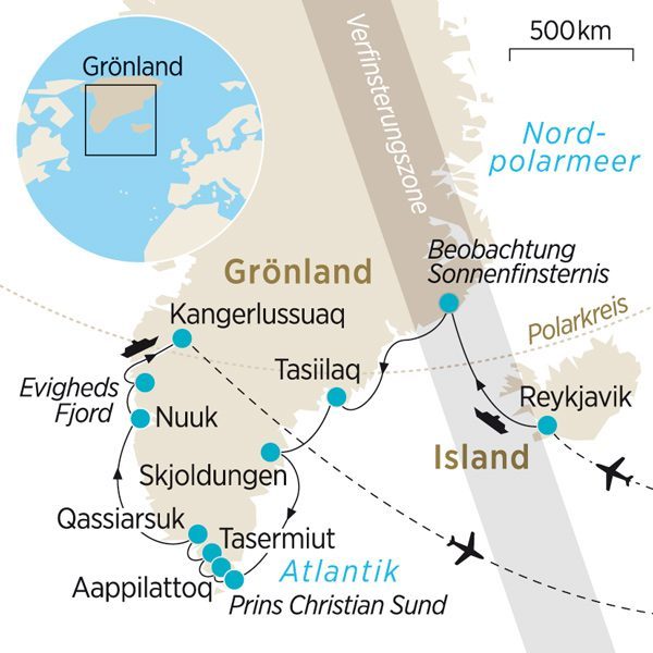 Karte 408 Grönland