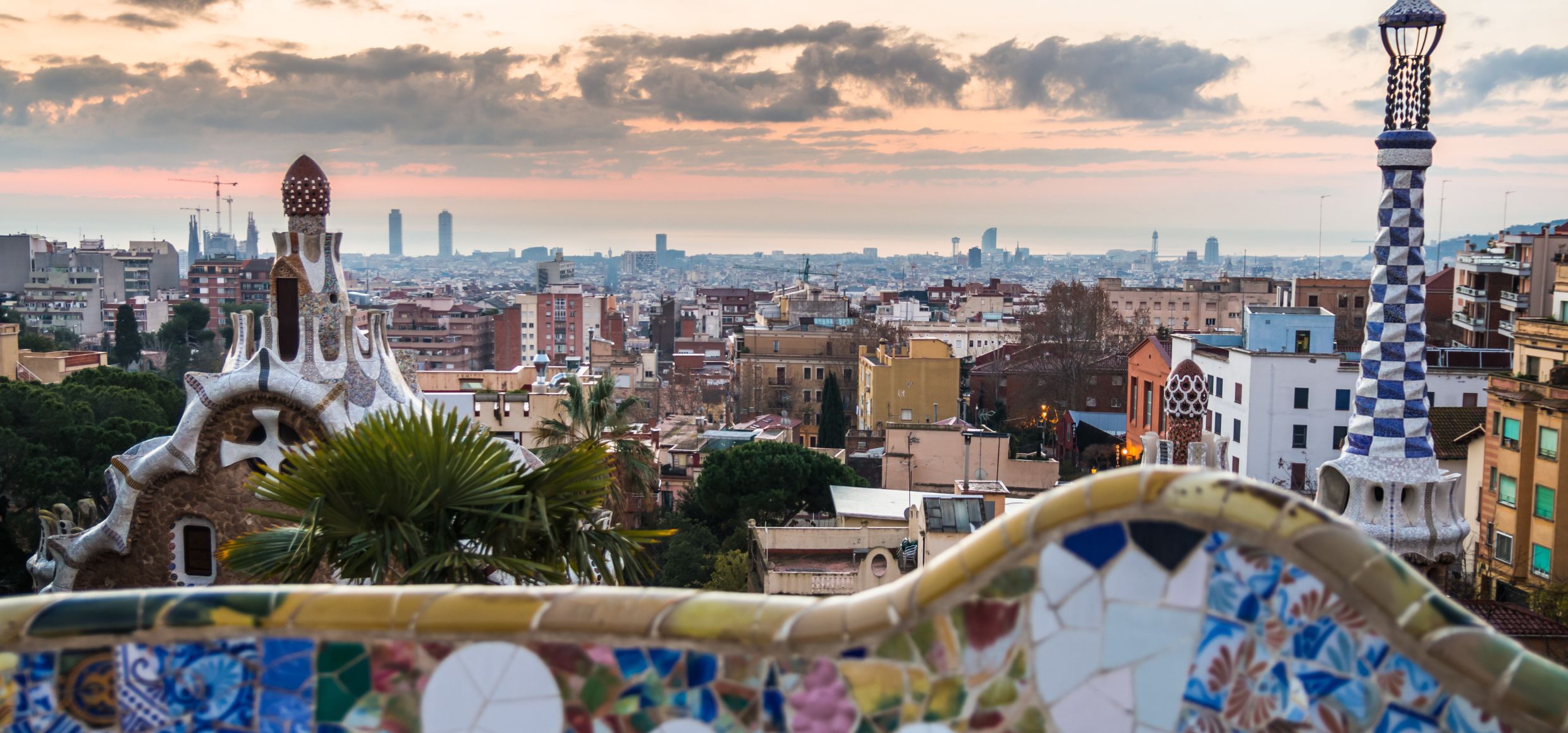 Barcelona Aussicht von oben
