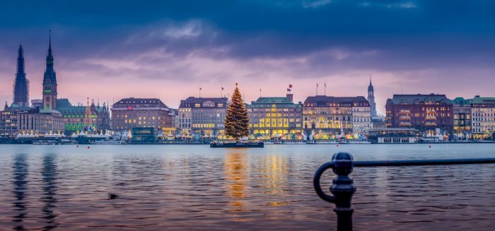 Hamburg Binnenalster Weihnachten